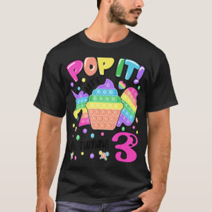 Pop, ich werde 3 farbige 3. Geburtstag G T-Shirt