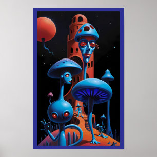 Pop in einen psychedelischen Traum Poster