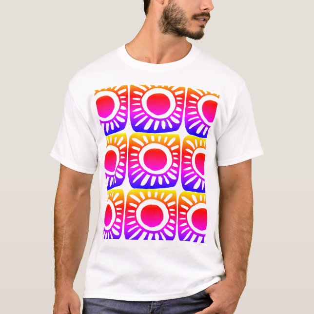 Pop in hellen Farben T-Shirt (Vorderseite)