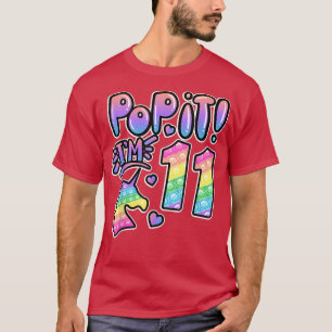 Pop It 11. Geburtstag Mädchen Jungen 11 Jahre alt T-Shirt