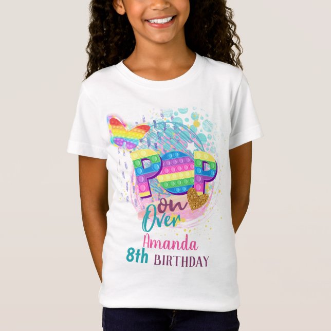 Pop It Bubble Fidget T - Shirt (Vorderseite)