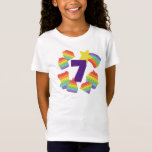 Pop It! | Rainbow Birthday T-Shirt<br><div class="desc">Fun, colorful, and bright, this Pop It themed event is perfect for your next birthday party. Pairs perfectly with bright rainbow colors, not to mention fun with popcorn, pop chips, pop rocks, bubbles, balloons, and more! It's poppin' fun!</div>
