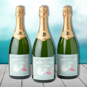Pop It Sparkling Vin Étiquette