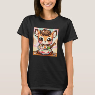 Pop Japanischer Art Noodle Lover Niedlich Fawn Dee T-Shirt