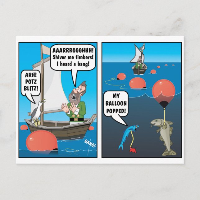 Pop! JOKE. Postkarte (Vorderseite)