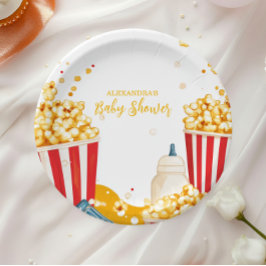 Pop Kinderdusche bereit Pappteller