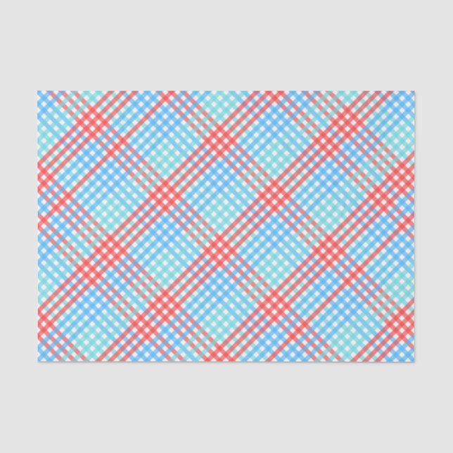 Pop, klein, Kariert Seidenpapier (Vorderseite)