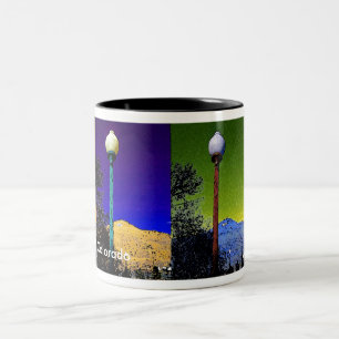 Pop-Kunst-Art-Kaffeetasse Zweifarbige Tasse