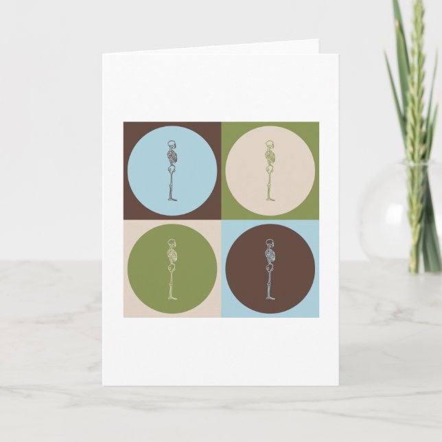 Pop-Kunst-Chiropraktik Karte (Vorderseite)