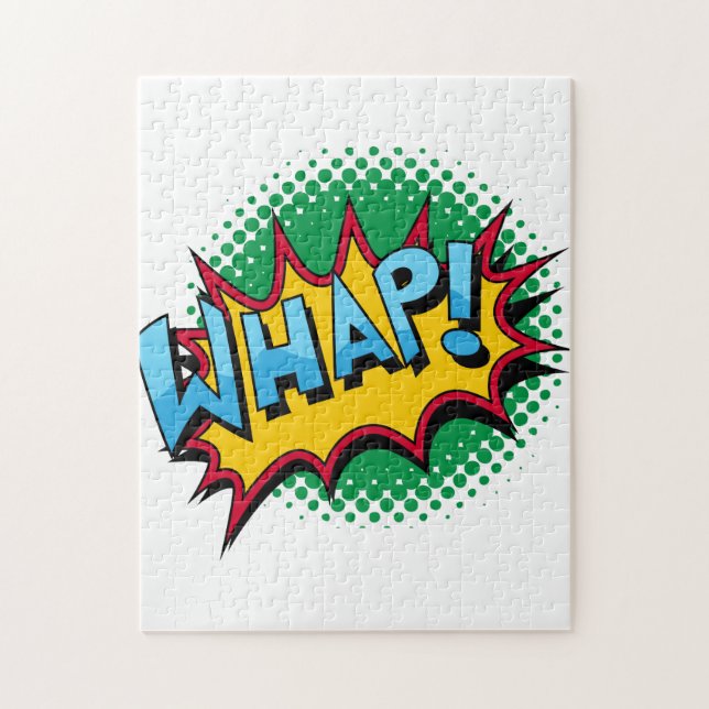 Pop-Kunst-Comic-Art Whap! (Vertikal)