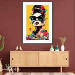Pop Kunst, Dichtung und Musik Poster<br><div class="desc">Whimsy Wall Art Co. stellt vor: The "Pop Femme" Collection Treten Sie ein in eine Welt, in der klassische Portraitfotografie zeitgenössische Pop-Kunst in unserer lebendigen "Pop Femme" Kollektion trifft. Diese kuratierte Serie feiert das vielschichtige Wesen der weiblichen Identität durch einen Ausbruch von Farben, kühnen Mustern und ikonischen Bildern. Jeder Ausdruck...</div>
