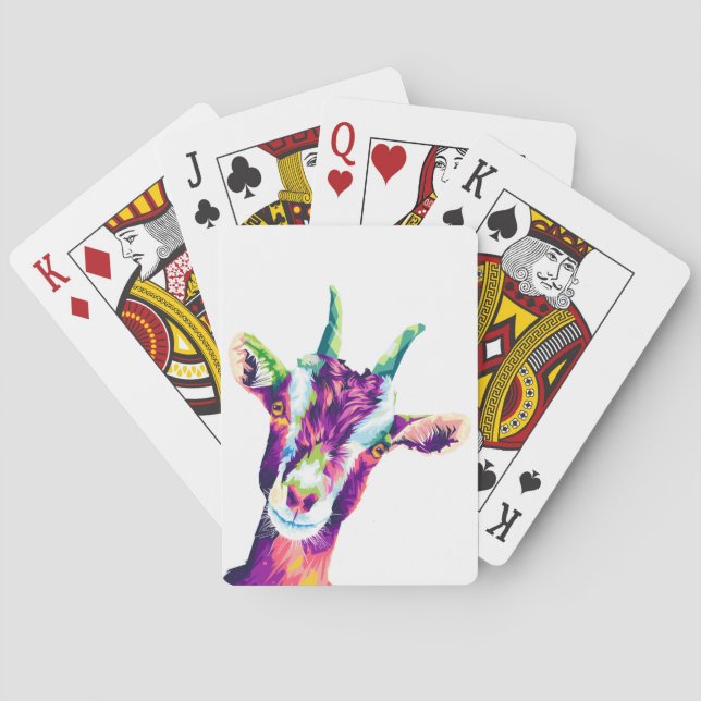 Pop Kunst, Dichtung und Musik Spielkarten (Rückseite)