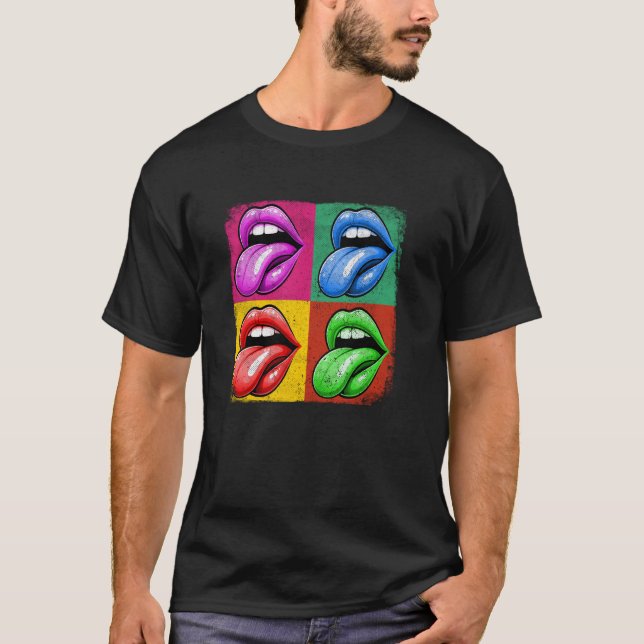 Pop Kunst, Dichtung und Musik T-Shirt (Vorderseite)