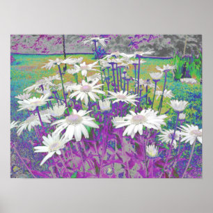Pop-Kunst-Gänseblümchen Poster
