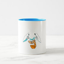 Pop-Kunst-Kaninchen-Tasse