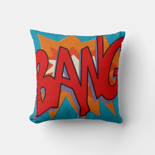 Pop-Kunst | KNALL | Throw-Kissen Kissen (Vorderseite)