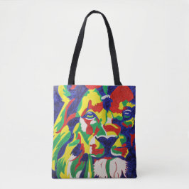 Pop-Kunst-Löwe-Tasche Tasche