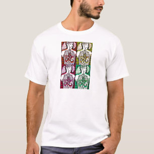 Pop-Kunst-menschliche Anatomie durch Katie T-Shirt