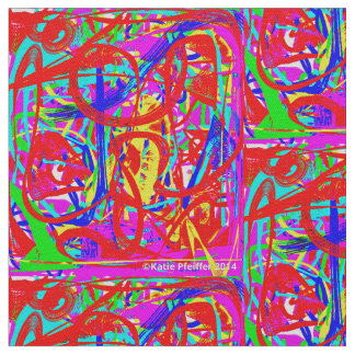 Pop-Kunst-Mod-abstrakter Entwurf Stoff