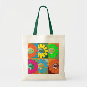 Pop-Kunst Schildkröte-Tasche Tragetasche