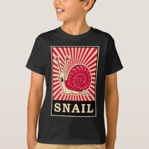 Pop-Kunst-Schnecke T-Shirt