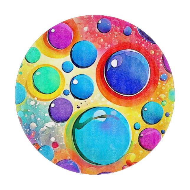 Pop-Kunst Schneidebrett (Vorderseite)