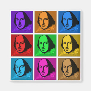 Pop-Kunst Shakespeare Magnet
