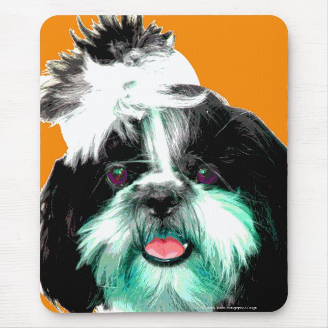 Pop KUNST Shih Tzu Mousepad (Vorne)