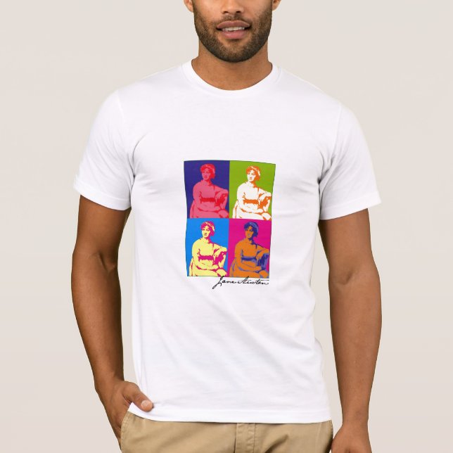 POP-KUNST-T - SHIRT JANES AUSTEN (Vorderseite)