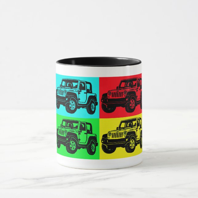 Pop-Kunst-Tasse Tasse (Zentrum)