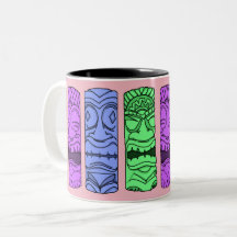 Pop-Kunst Tiki HauptTasse