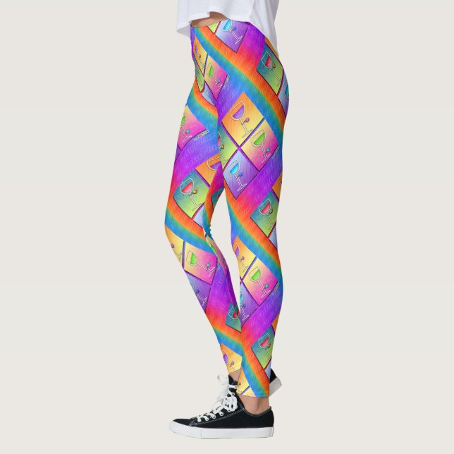 POP-KUNST-WEIN LEGGINGS (Links)