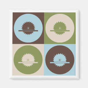 Pop-Kunst-Zimmerei Magnet