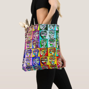 Pop-Kunstcubist-Frauen Tasche