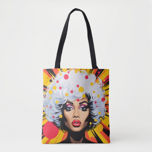 Pop Kunstexplosion Tasche (Vorderseite)