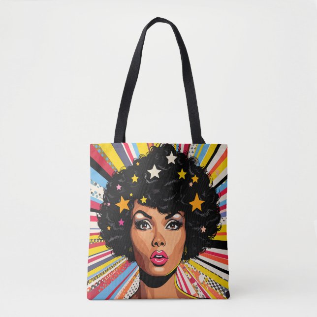 Pop Kunstexplosion Tasche (Vorderseite)