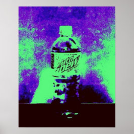 Pop Kunstflasche Poster