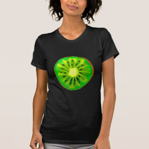 Pop kunstkunst helle Kiwfrucht Original Aquarell T-Shirt