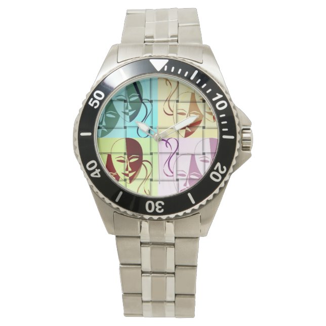 Pop Kunstmuseum Monte San Giorgio Armbanduhr (Vorderseite)