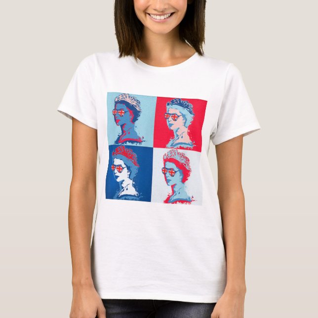 Pop Kunstspass HM Queen T-Shirt (Vorderseite)