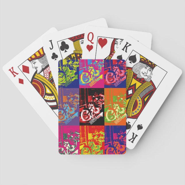 Pop-Kunstspielkarten Spielkarten (Rückseite)