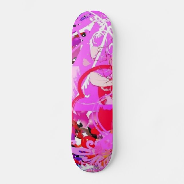 Pop Liebe Skateboard (Vorderseite)