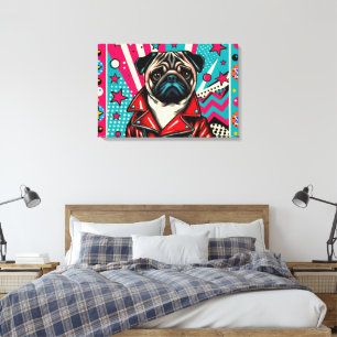 POP LIFE MOPS 6 LEINWANDDRUCK
