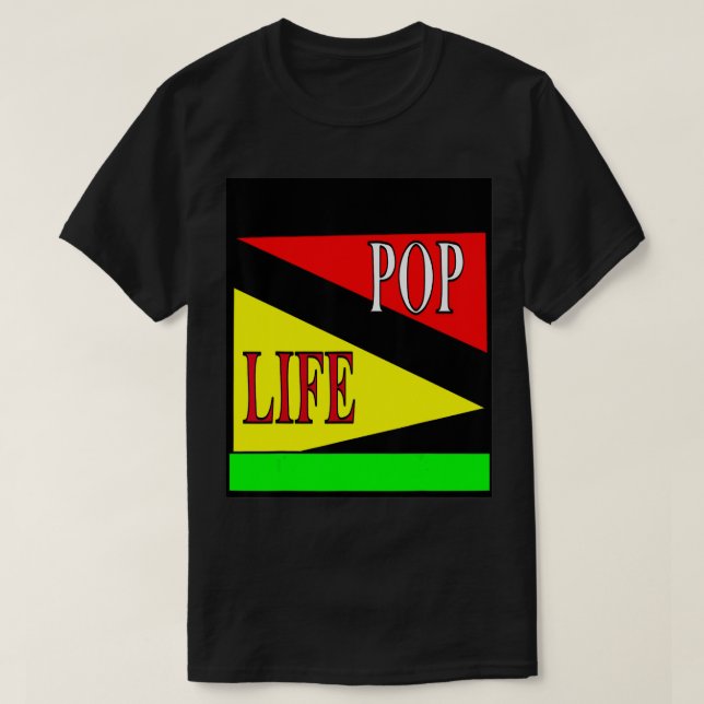 Pop Life T-Shirt (Design vorne)