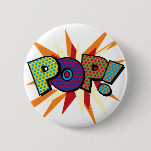 POP Lustige moderne Typografie Button