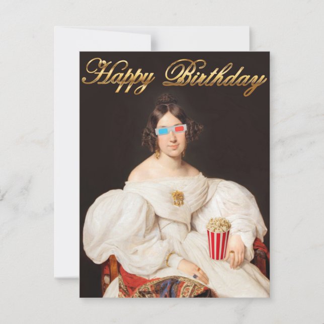 Pop Mais Diva mit 3D-Brille (Vorderseite)