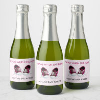 Pop mich, wenn sie Pop, rosa Baby-Turnschuhe