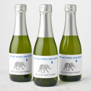 Pop mir, wenn sie Pop Baby Elefanten Sparkling Wei