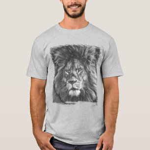 Pop mit benutzerdefiniertem Template Lion Art Mens T-Shirt