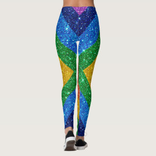 Pop--Mode-Leggings aufblasen Leggings